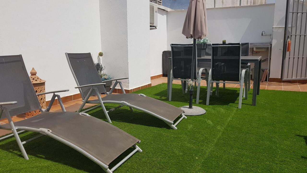 Malaga Centro Terraza Leilighet Eksteriør bilde