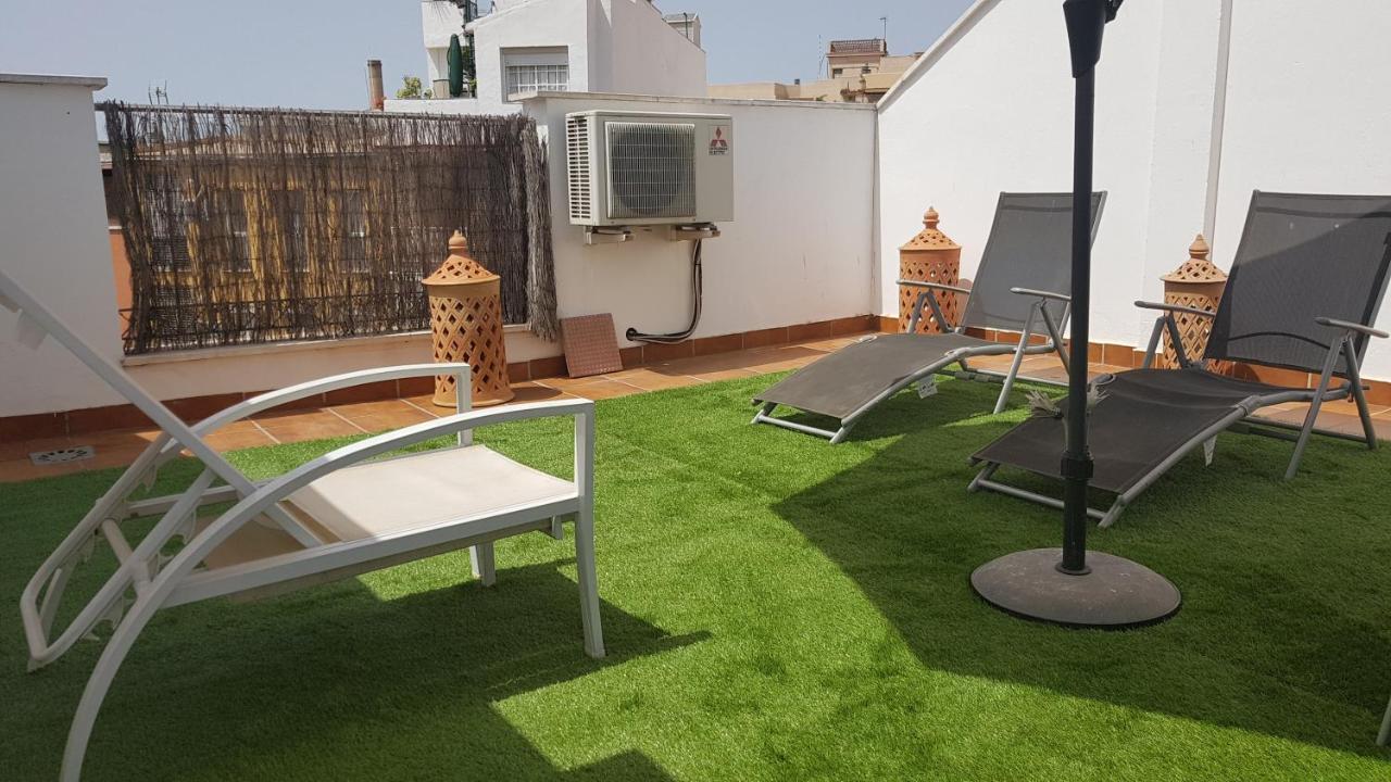 Malaga Centro Terraza Leilighet Eksteriør bilde