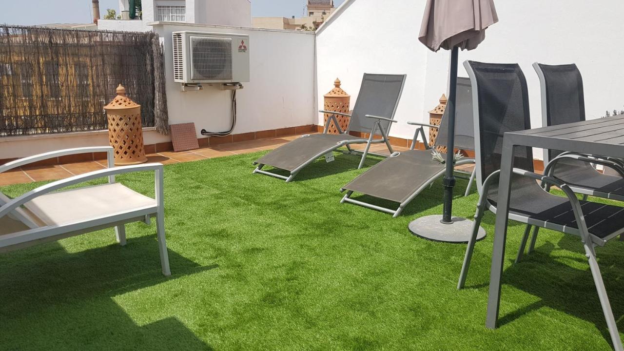 Malaga Centro Terraza Leilighet Eksteriør bilde